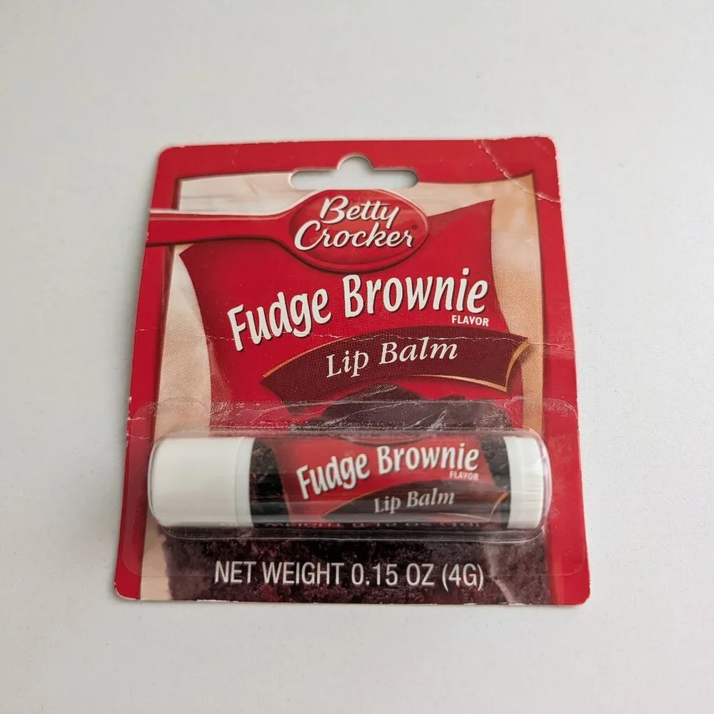 Betty Crocker Chocolate Fudge Brownie Lip Balm Boston America Corp. SEALED